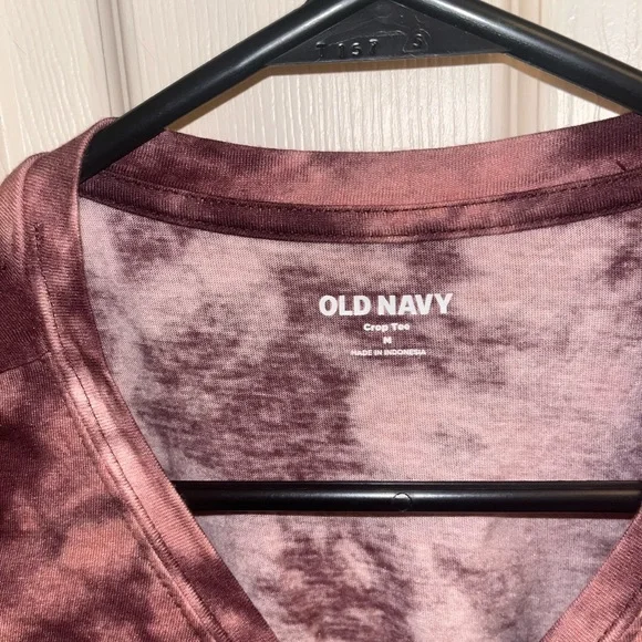 🌻Old Navy Tie Dye Crop T-Shirt Women’s medium - Picture 2 of 4